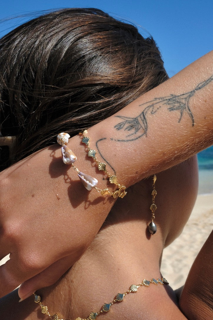 Trio Mermaid Wrap Bracelet