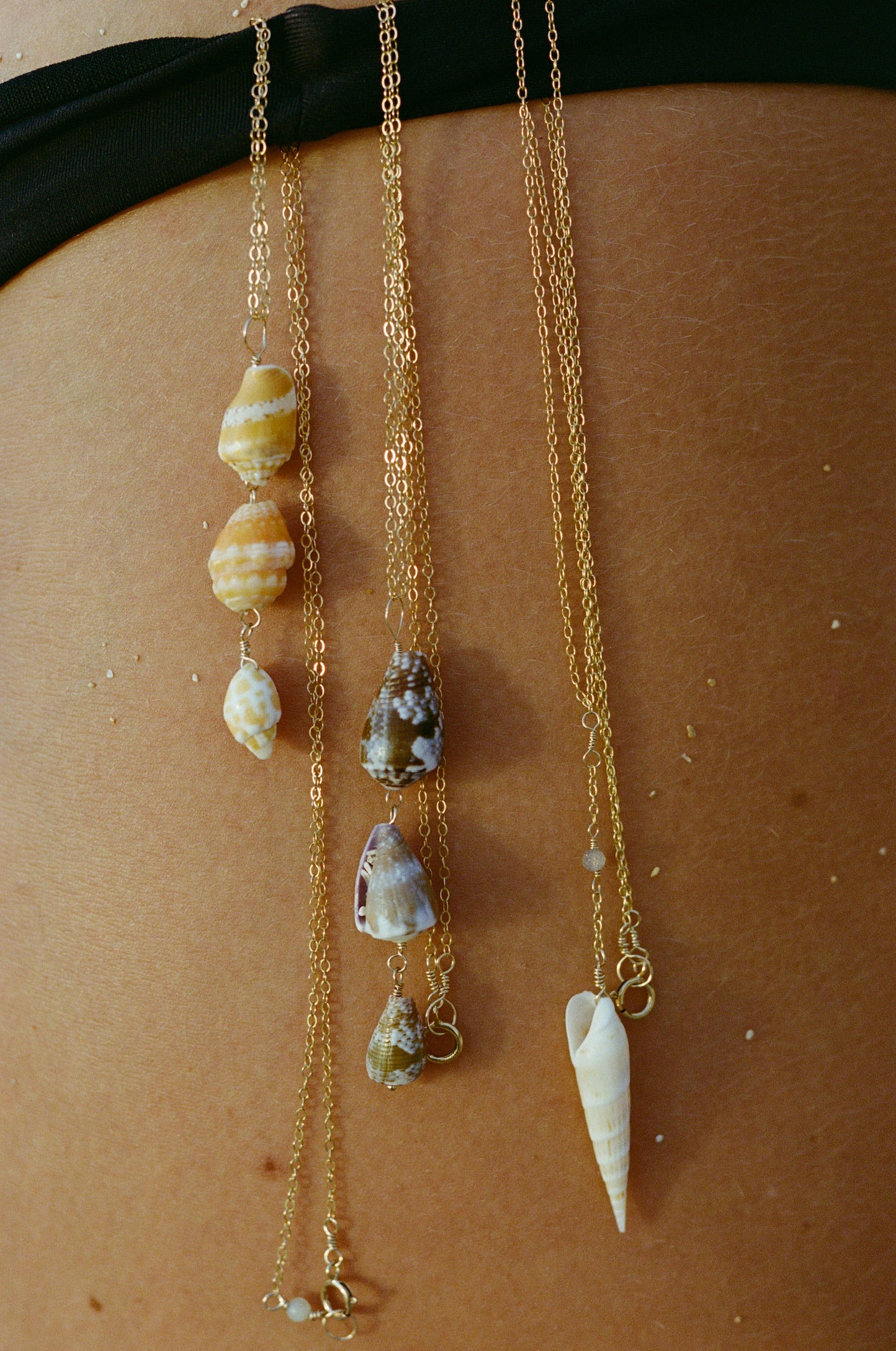 Golden Trio Neckalce