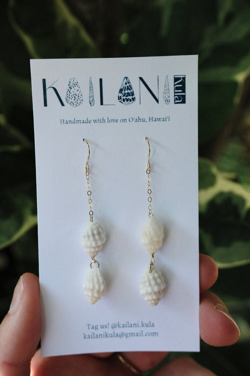Cancellaria Miter Drop Earrings