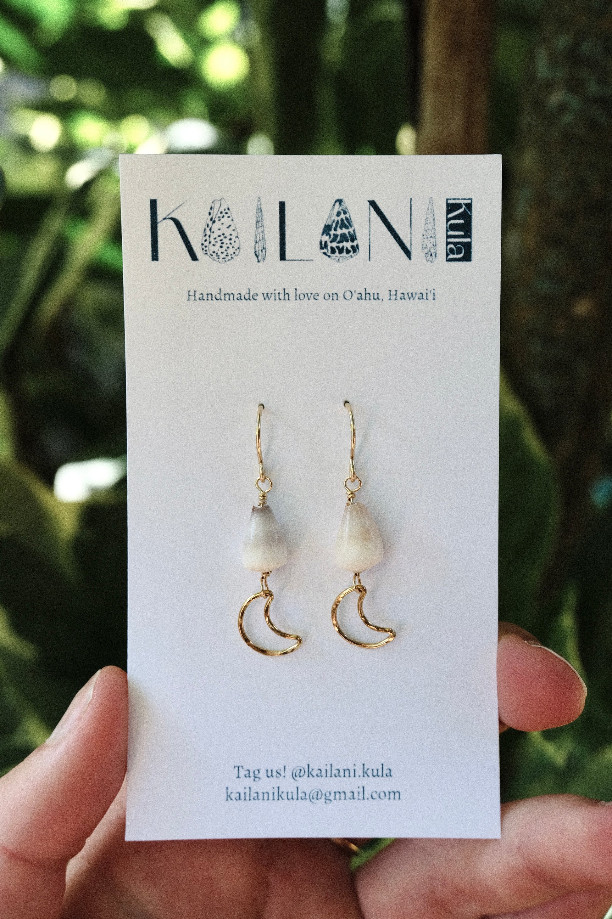 Hina Cone Shell Earrings