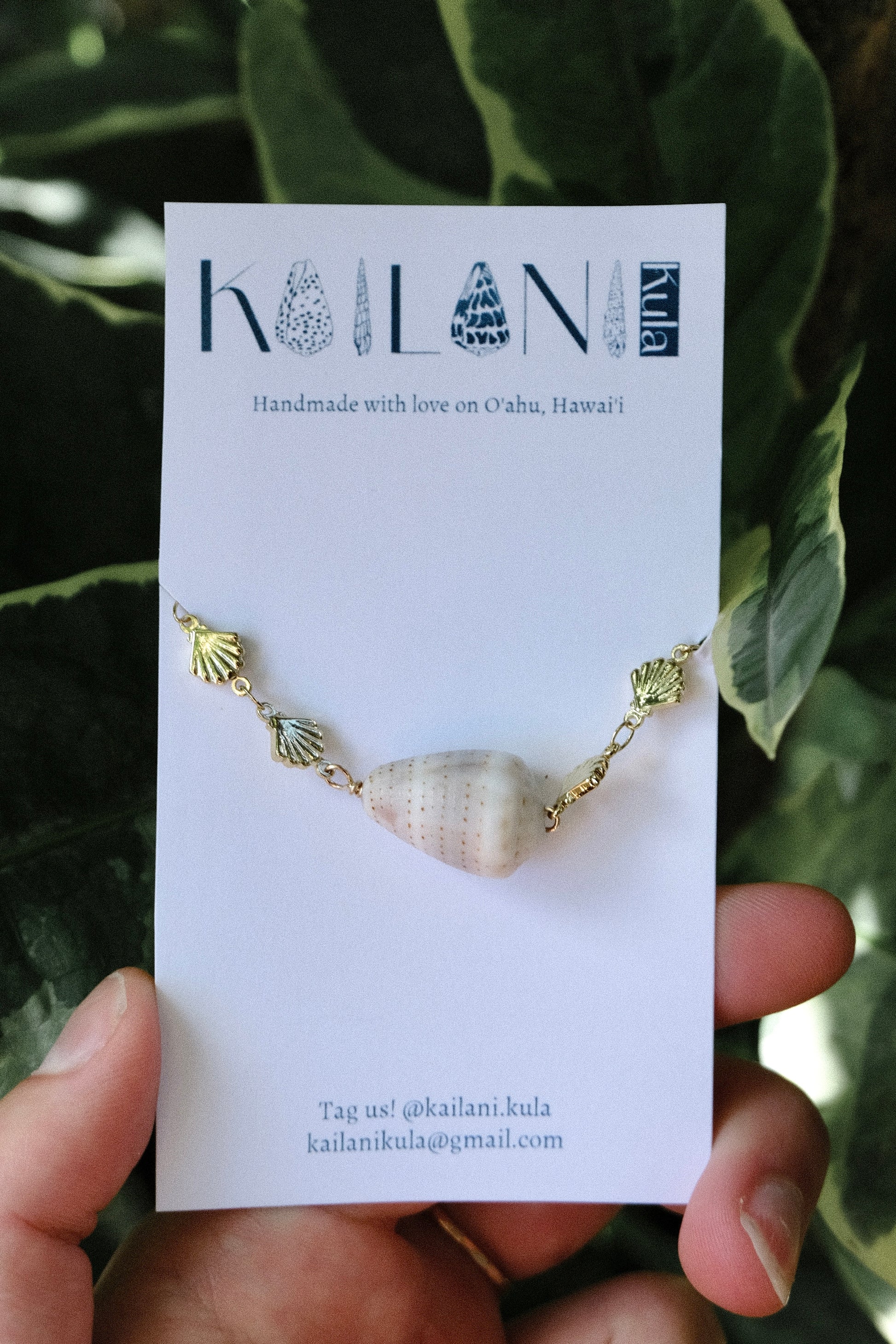 Purple Abbreviated Cone Shell Mermaid Bracelet
