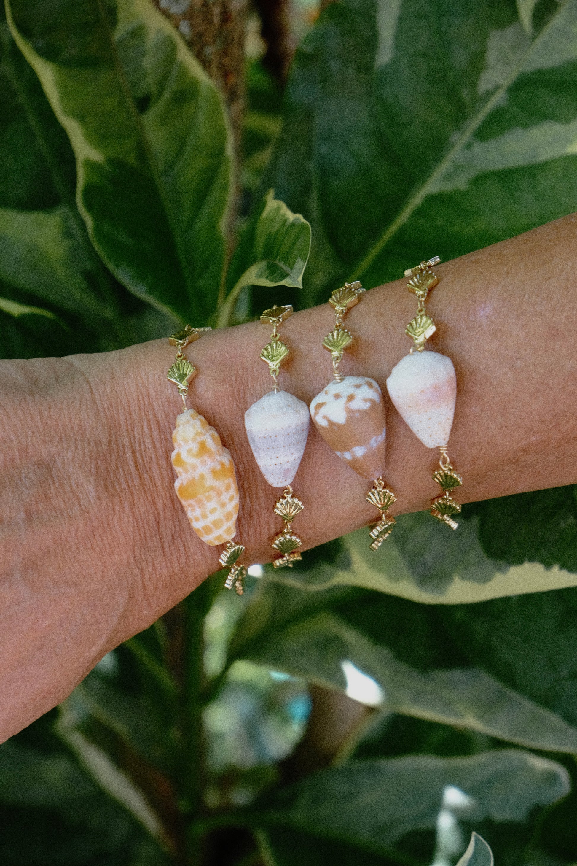 Watercolor Cone Mermaid Bracelet