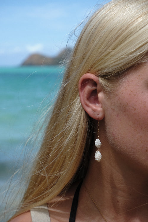Cancellaria Miter Drop Earrings